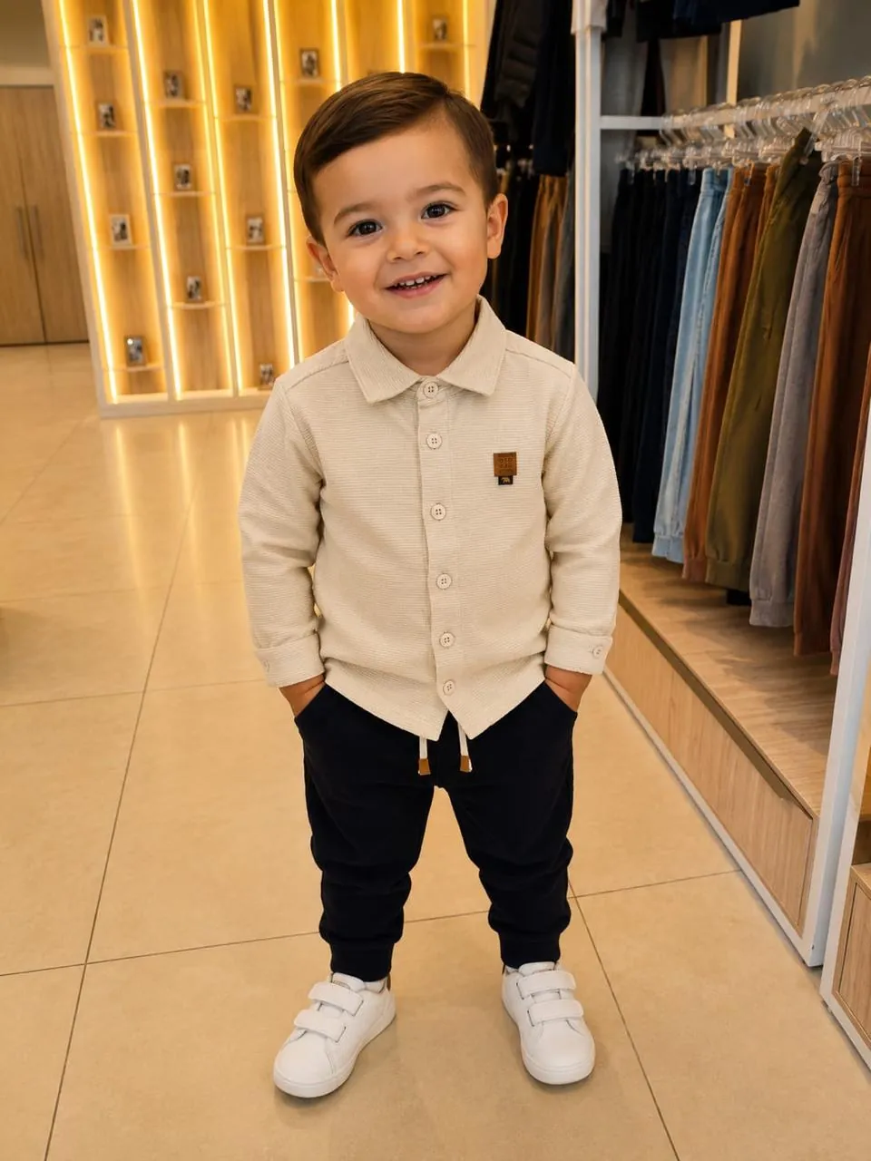 Conjunto Camisa e Calça de Linho