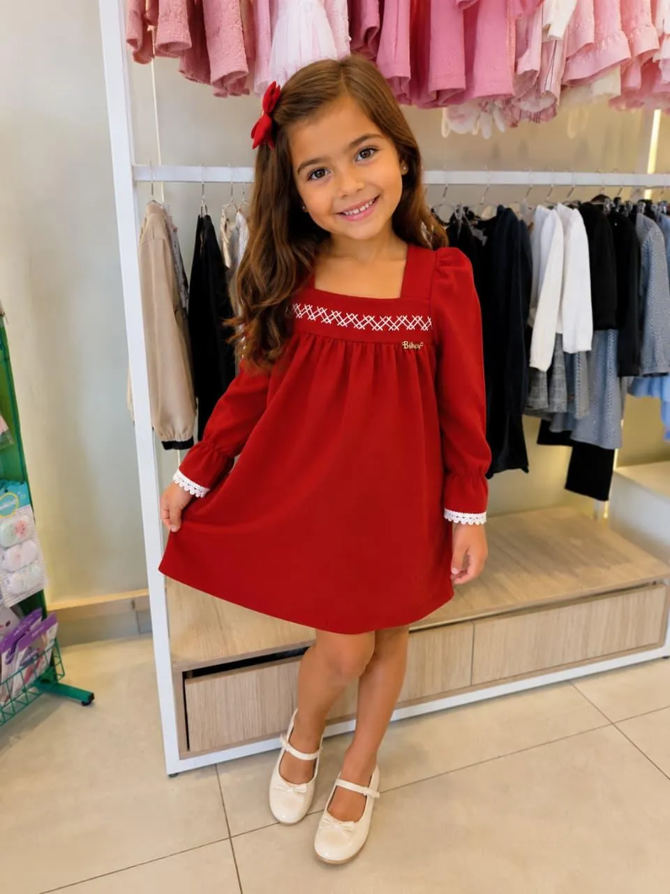 Vestido Manga Longa
